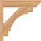 Ekena Millwork Merced Slat Smooth Outlooker, Western Red Cedar, 5 1/2"W x 22"D x 22"H OUT06X22X22MRC06SWR - alternate 3